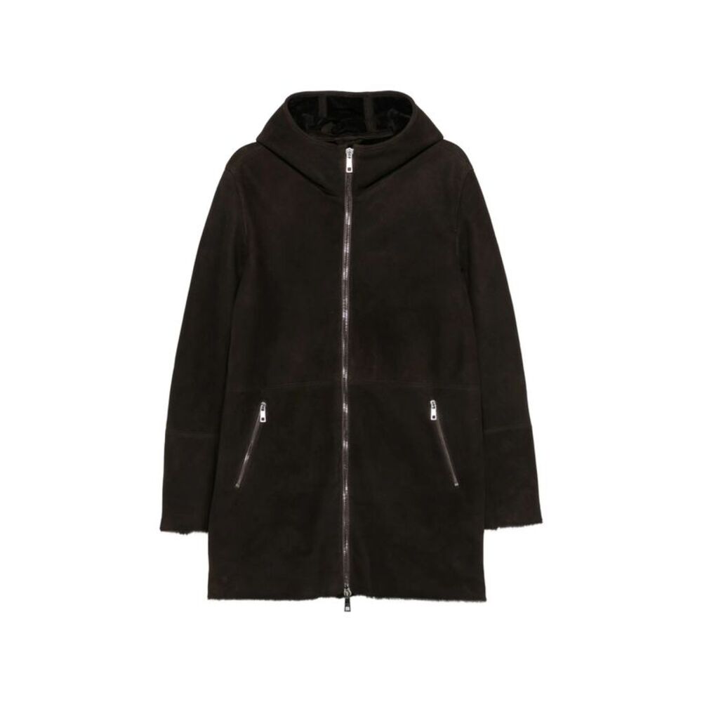 Giorgio Brato Brown Coats - Leather Coats Men